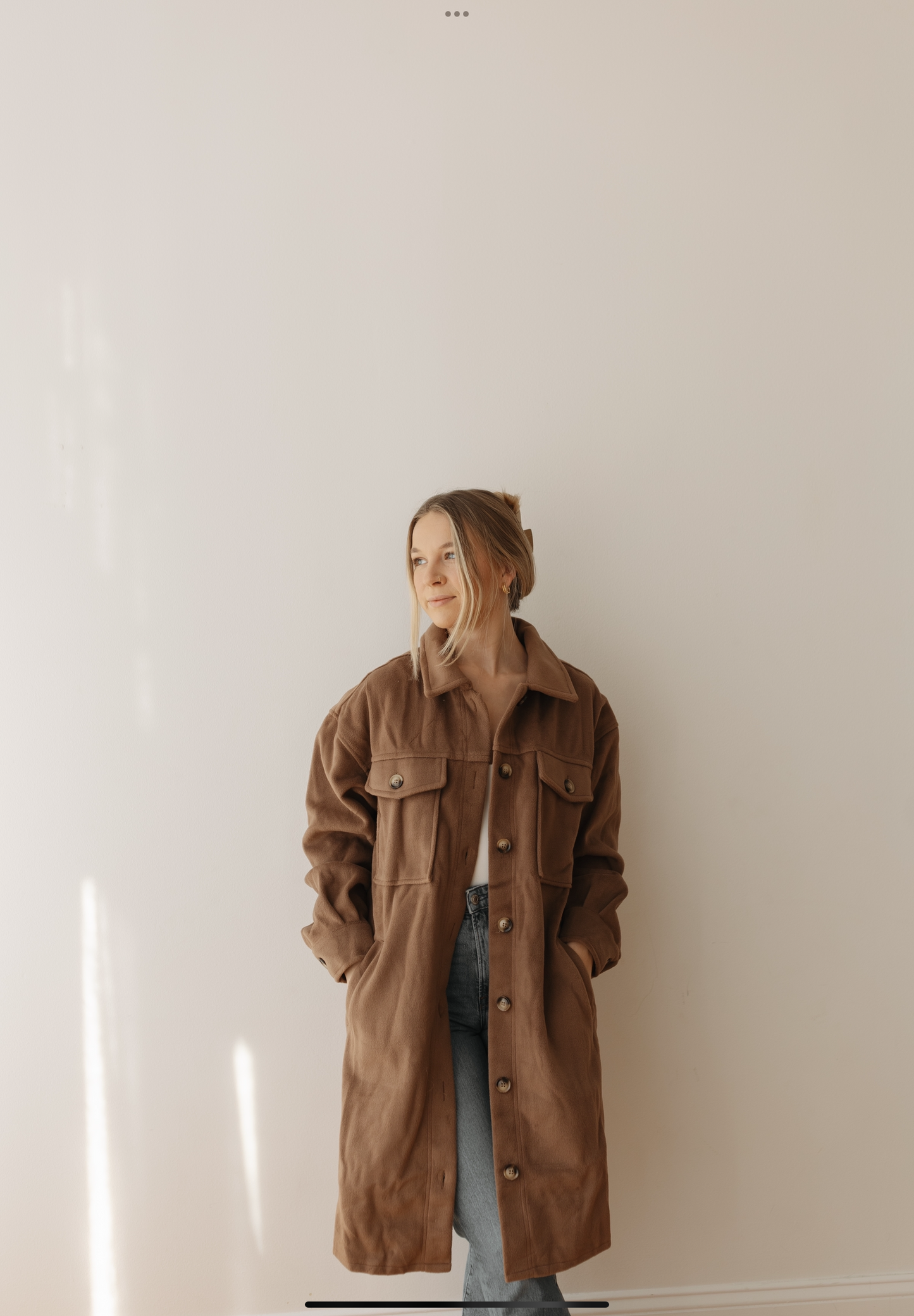 Long Fleece Shacket