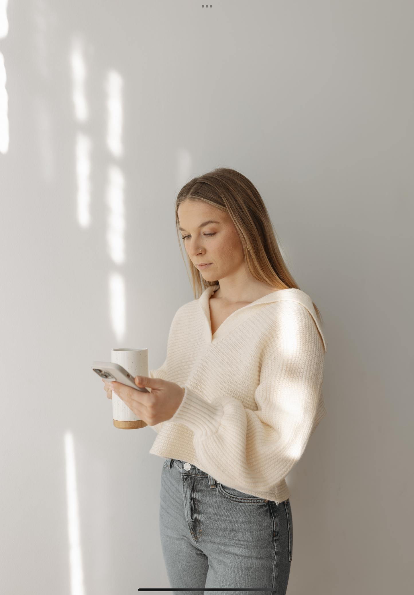 Collar V-Neck Sweater