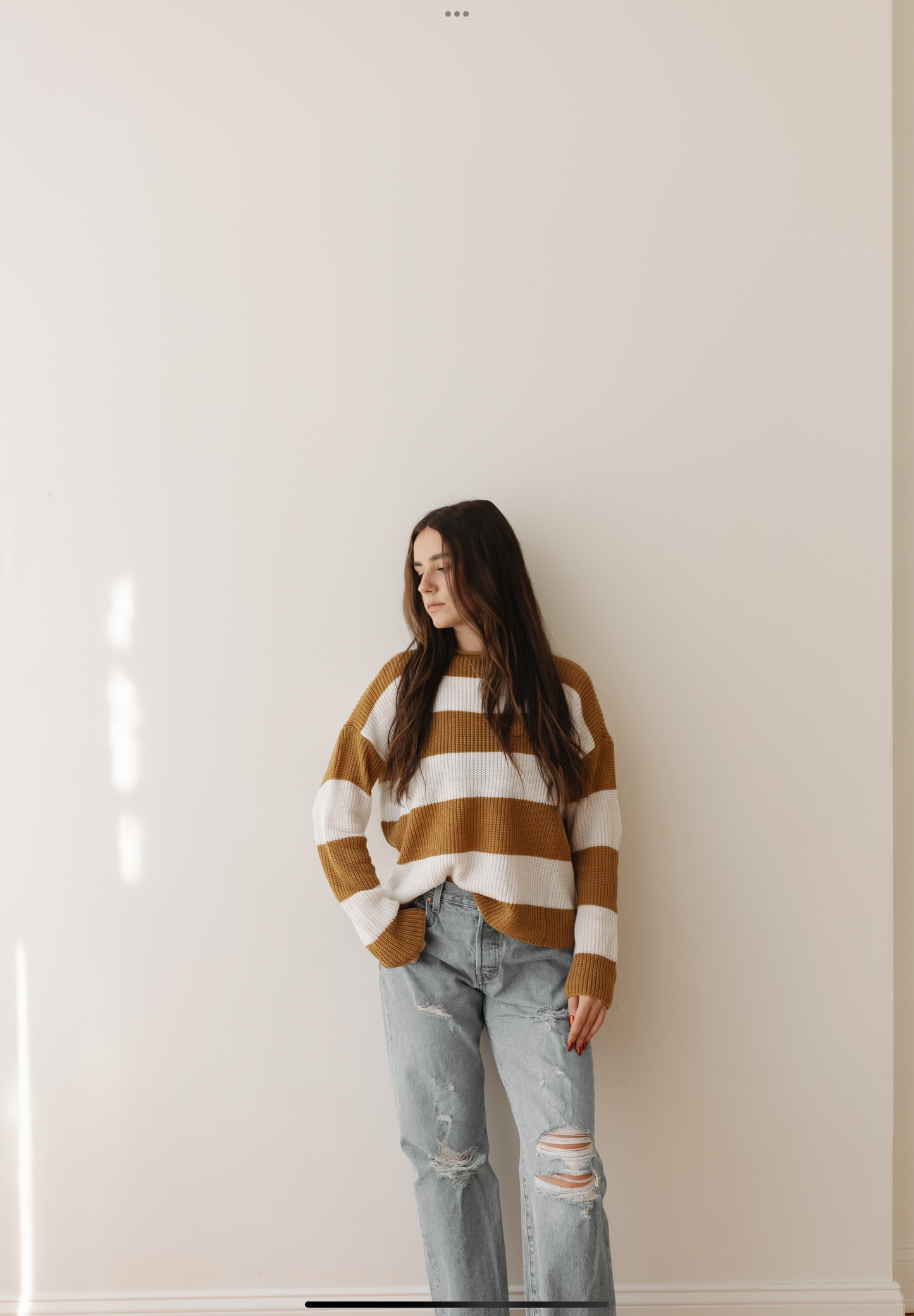 Striped Color Block Sweater