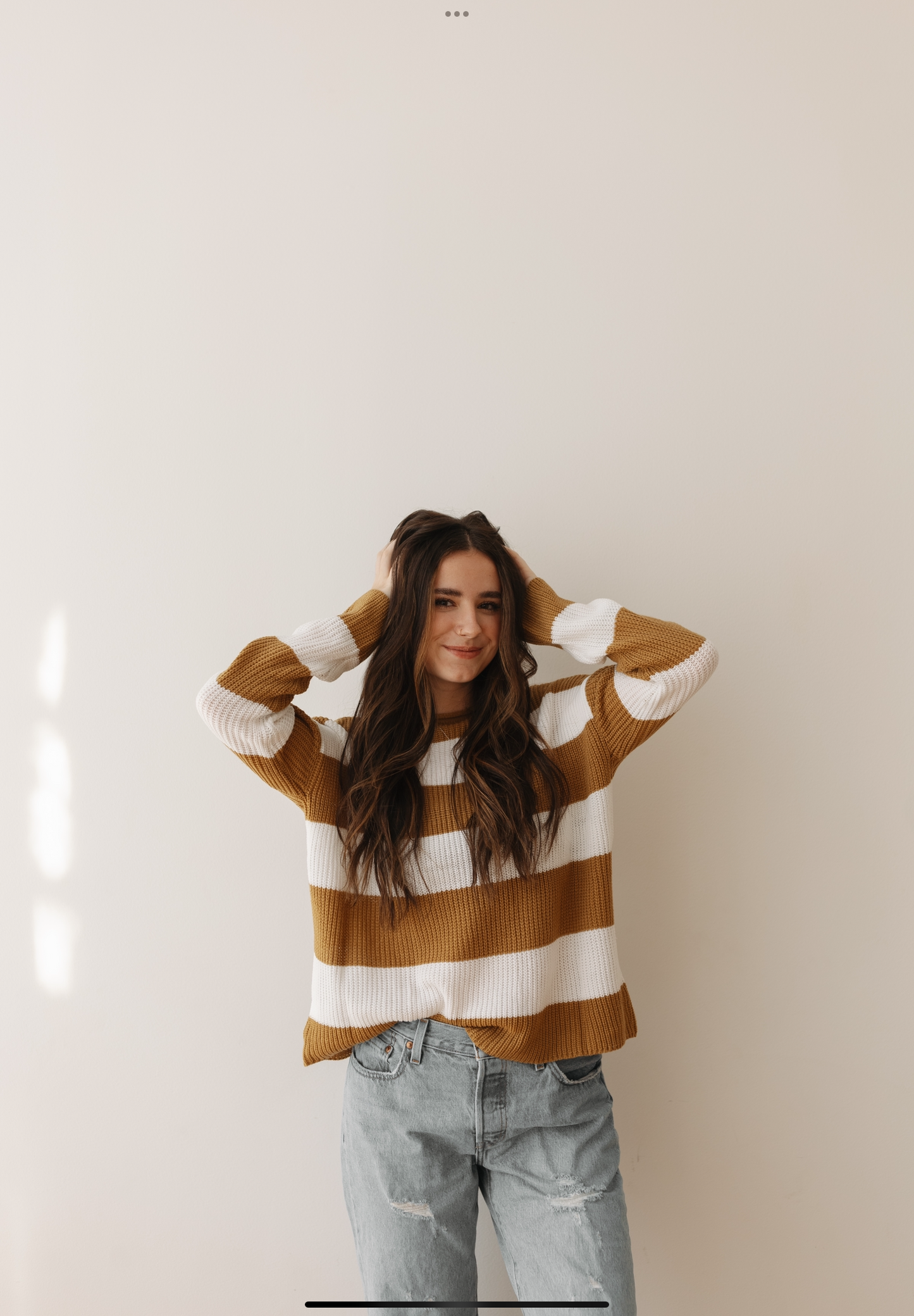 Striped Color Block Sweater