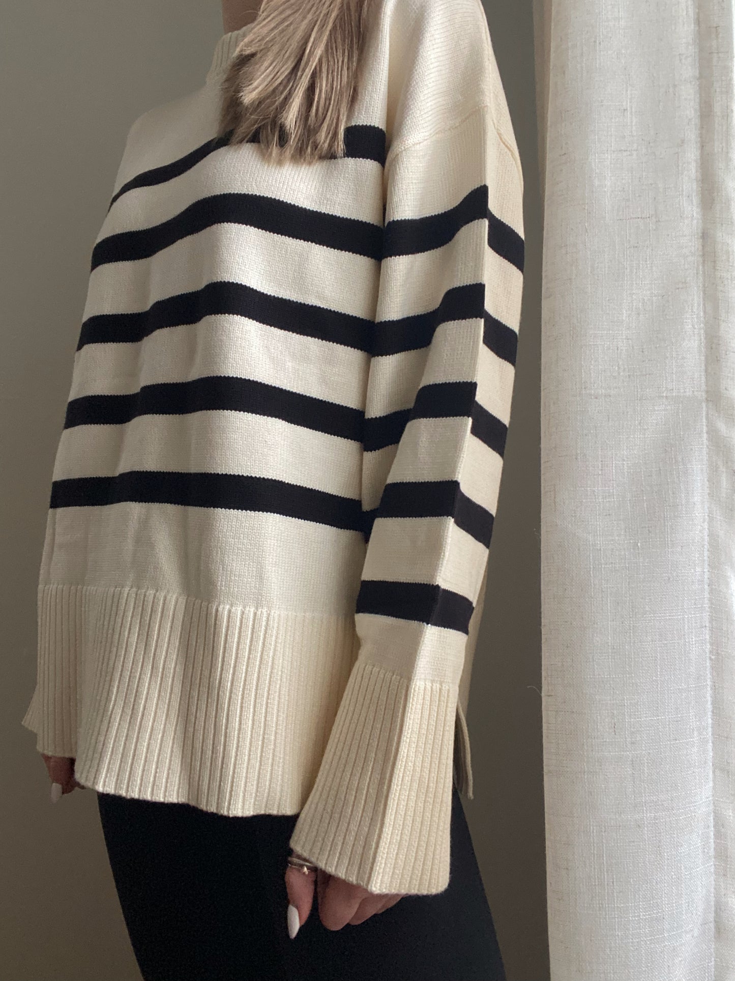 Striped Detail Sweater